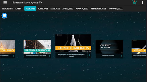 Screenshot of ESA TV (Unofficial)