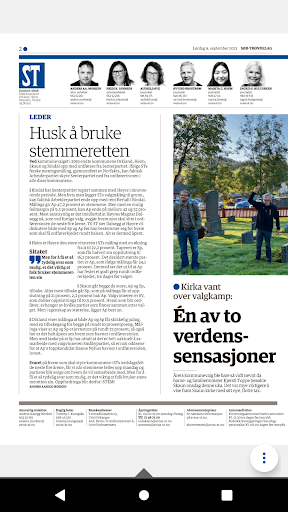Avisa Sør-Trøndelag eAvis Screen 3