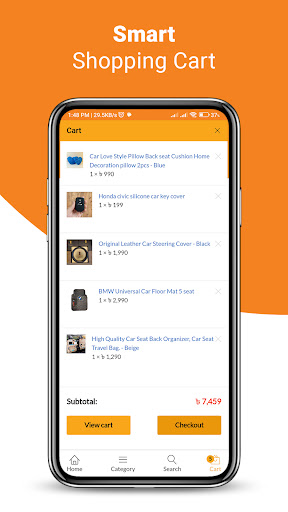OrenMart Car Accessories Shop Screen 3