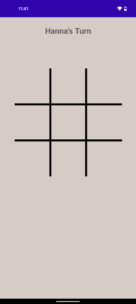 Noughts and Crosses Screen 2