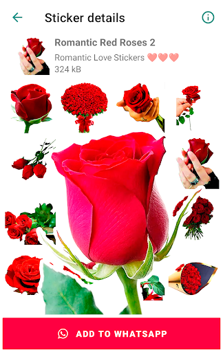 Romantic Love stickers Screen 3