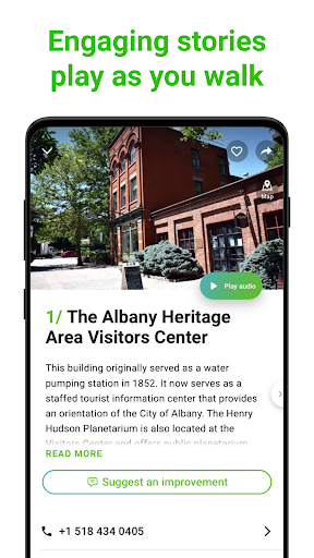 Albany Tour Guide:SmartGuide Screen 2