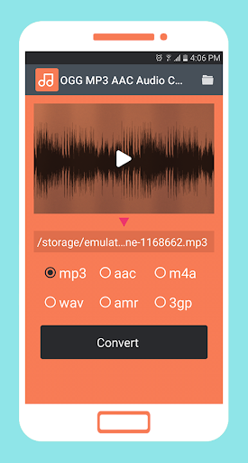 Screenshot of OGG MP3 AAC Audio Converter