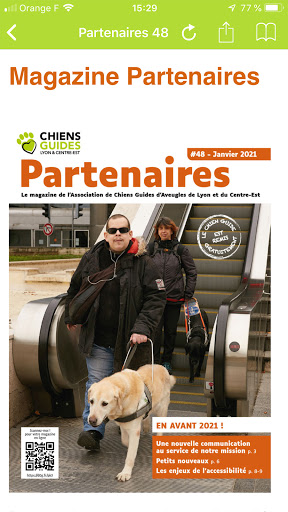 Chiens Guides Lyon et Centre-E Screen 2