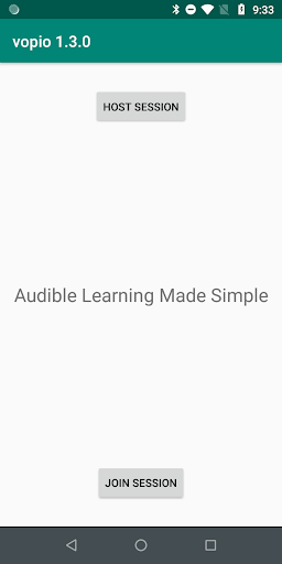 Android application vopio interactive captions screenshort