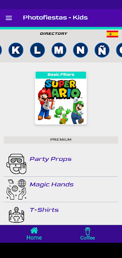 Kids Filters Directory Screen 3