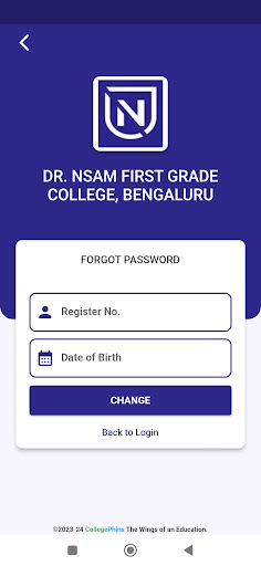 Dr. NSAM COLLEGE (NFGC) Screen 2