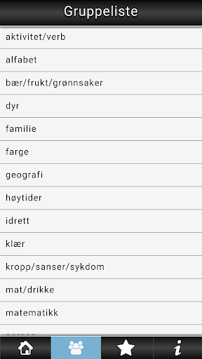 Tegnordbok Screen 3