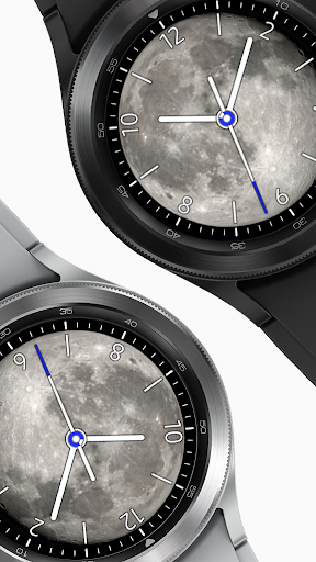 Android application Real Moon Animated Watch Face screenshort