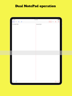 Dual EditPad Screenshot