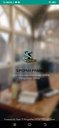 Android application Sipopmil Prima screenshort