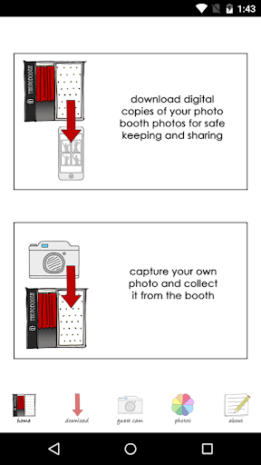 Android application InTheBooth screenshort