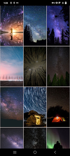 Night Sky & Stars Wallpapers Screen 2