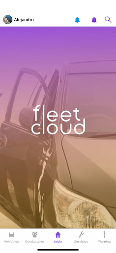 Android application Fleet Cloud screenshort