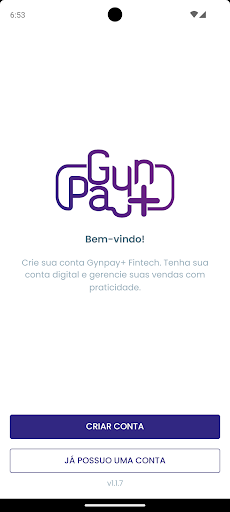 Android application Gynpay+ Fintech screenshort