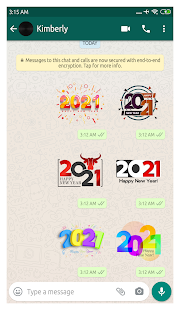 Sticker Happy New Year 2021 WAStickerApps  Screenshots 2