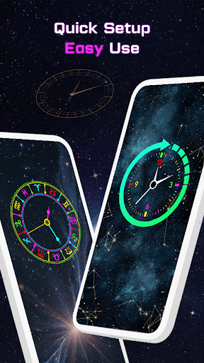 VibeTick: Neon Clock Wallpaper screenshot 4