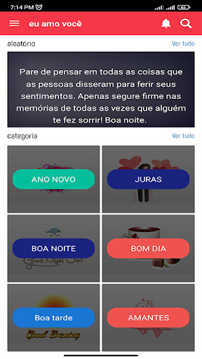 comovente amor SMS 2025 Screenshot