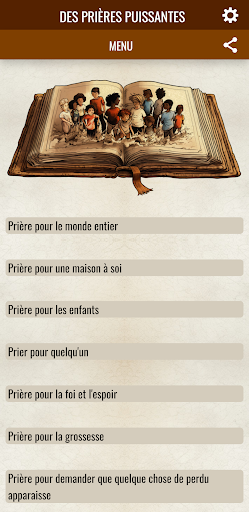 Aperçu de l'application