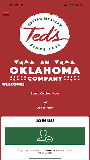 Android application Ted's Cafe Escondido screenshort