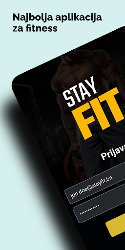 Android application Stay Fit screenshort