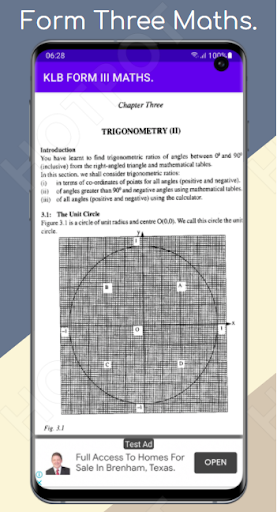 Mathematics: Klb Form 3 notes. Screen 2