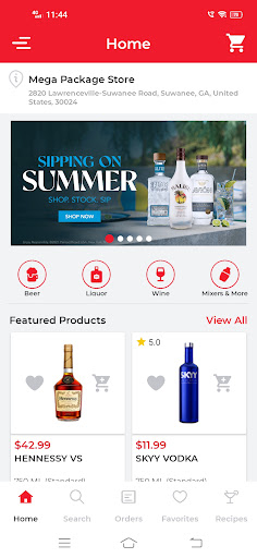 Android application Mega Package Store screenshort