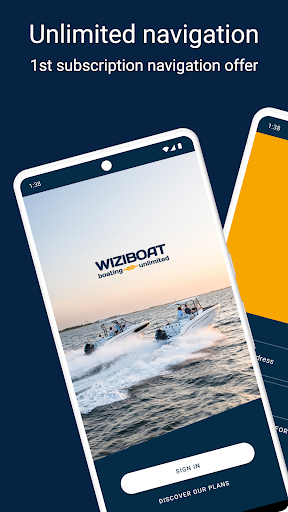 Android application Wiziboat screenshort
