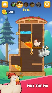 Chicken Rescue: Pull The Pin