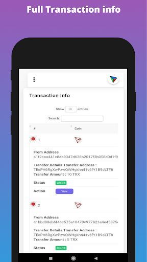 TronSV Cloud Wallet - TRX TSV SVX