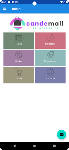 Android application Candemall screenshort