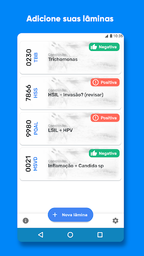 Android application Cito Laudo screenshort