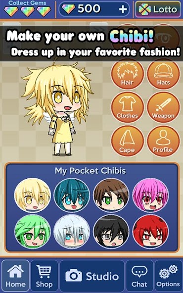 Pocket Chibi - Anime Dress Up banner