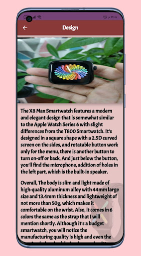 Smart Watch X8 Max Guide Screen 2