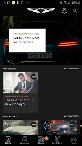 Android application GENESIS-CAMPUS screenshort