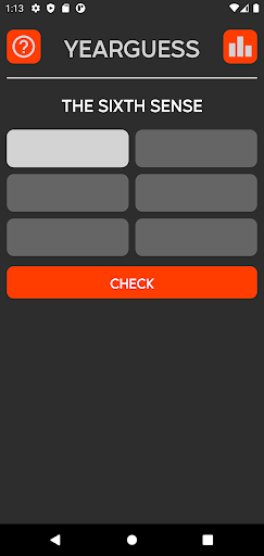 Android application YearGuess: Movies - Trivia screenshort