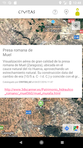 RomanSites Screen 2