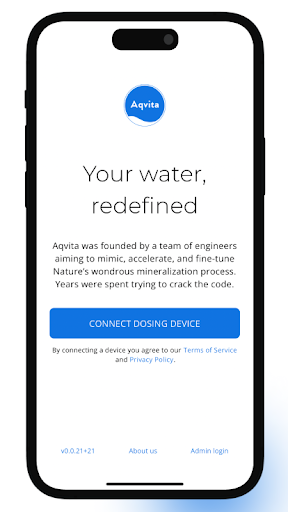 Android application Aqvita screenshort