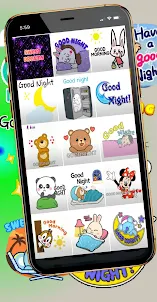 Good Night Animated Stickers