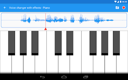 Voice changer with effects