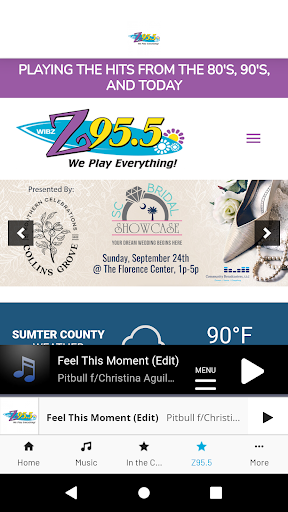 Z 95 (WIBZ FM) Screen 3
