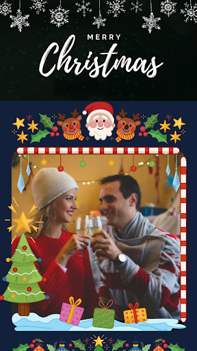 Christmas Photo Frame Collage Screen 2