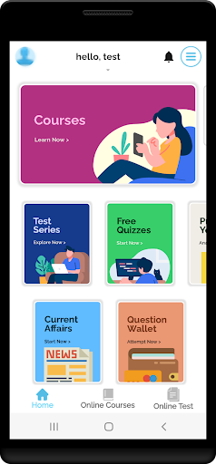 Android application Brilliance College screenshort