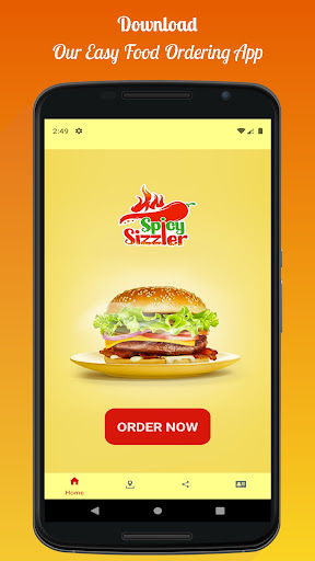 Android application Spicy Sizzler screenshort