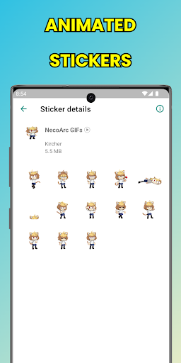 NecoArc Stickers Screen 2