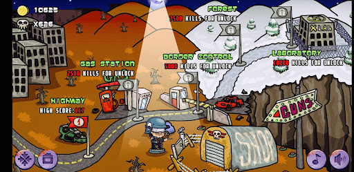Zombies War Game Screen 2