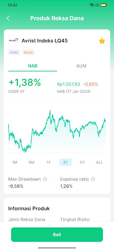 Android application Ayovest screenshort