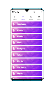 HFonts - font & emoji manager Screenshot