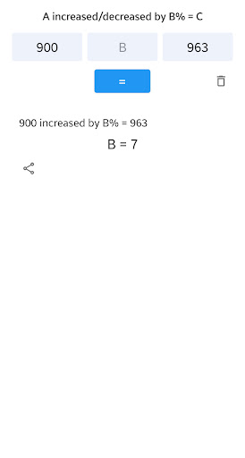 Percent Pro | % calculator Screen 2