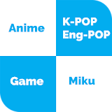 Piano Tail : Anime kpop vocaloid music tiles game icon
